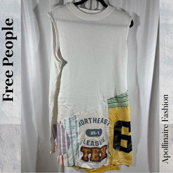 Free People Multicolor Graphic Tunic XS NWOT - Picture 3 of 5